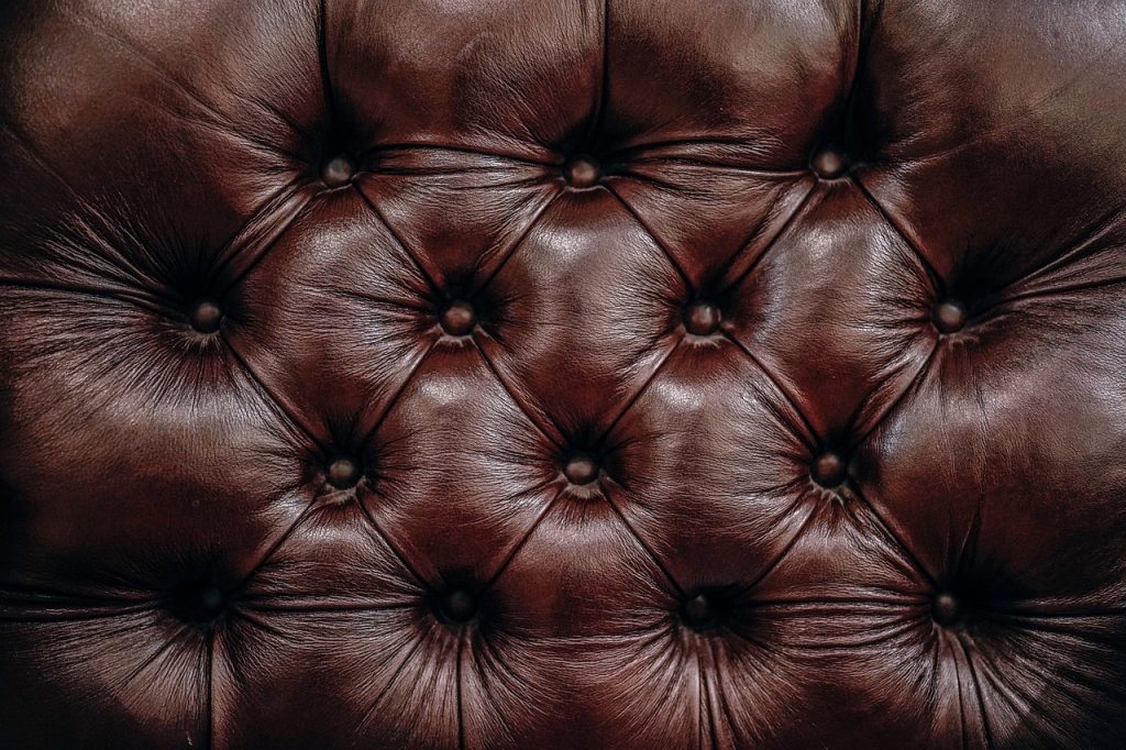 brown, leather, couch